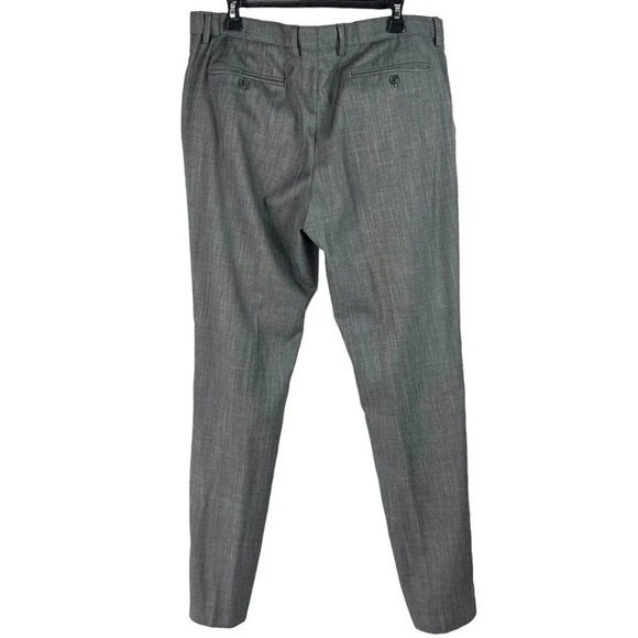 Cedar Wood State Mens Slacks Gray Dress Pants Straight Leg Size 36L Long 36x33 - Picture 2 of 8